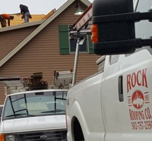 Roof replacement in progress Chesapeake City Maryland